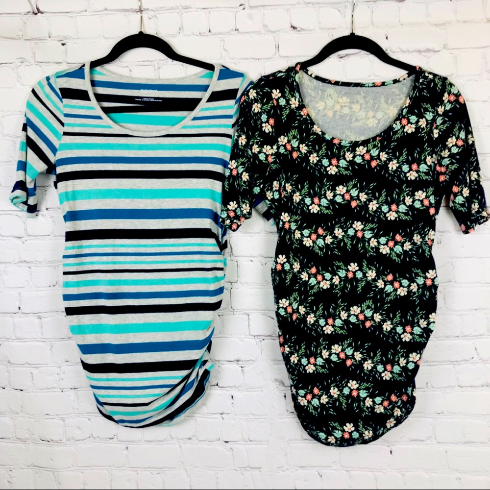 Motherhood Maternity Tee Shirt Tops Bundle SZ S